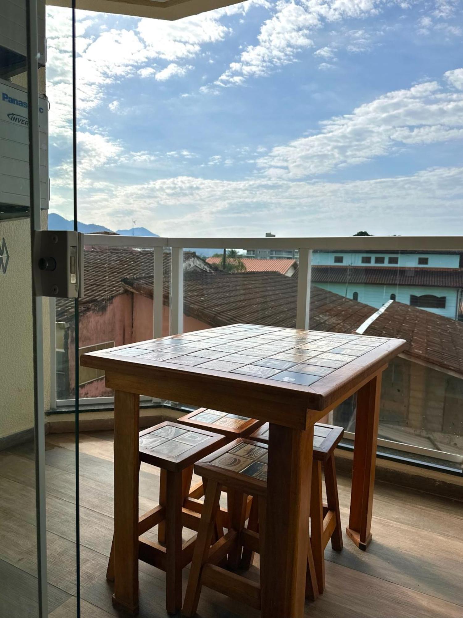 Apto Excelente C/Ar, Varanda Gourmet E Piscina Ubatuba Extérieur photo
